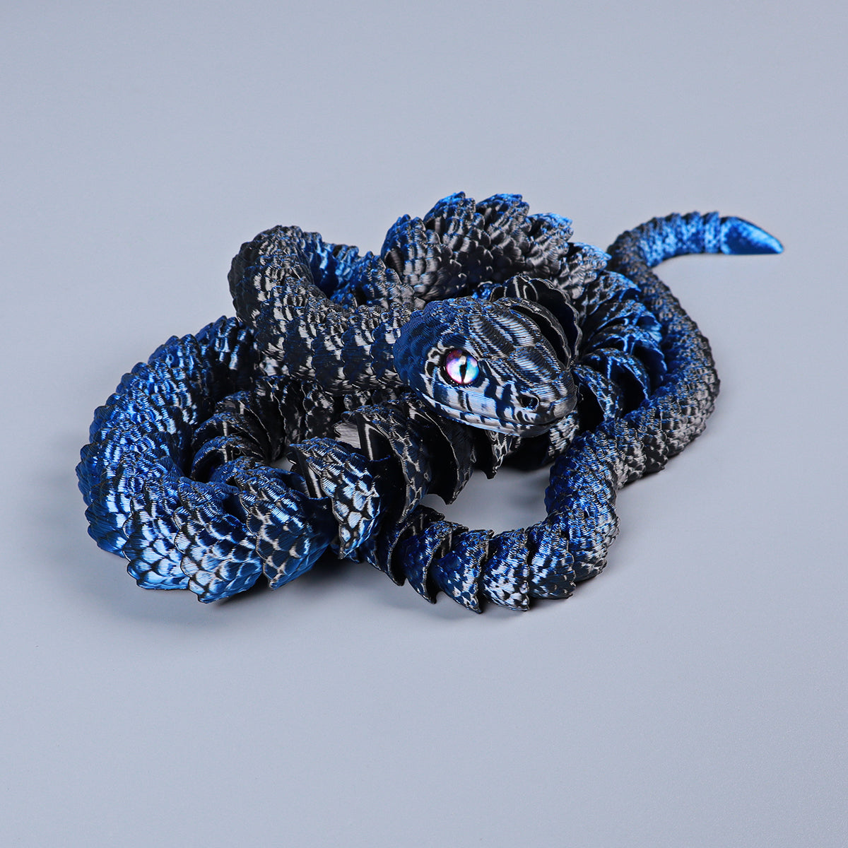 3D printed snake toys,length 32.2 " In (81.78cm),1pc $9.99