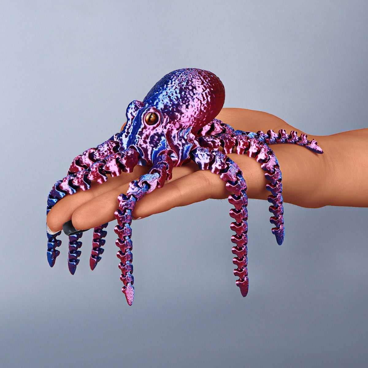 3D printed octopus,length 8.2 " In (20.85cm),1pc $3.99