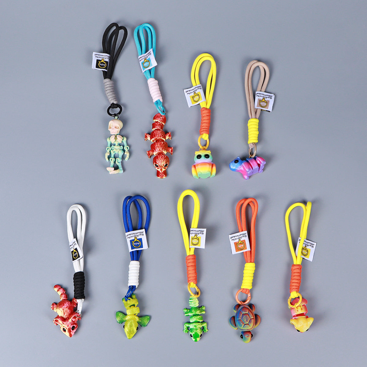 3D printed keychain,nylon cord,1pc $3.59